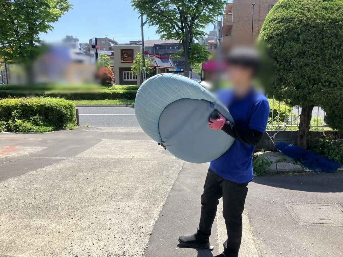 「2LDKの一軒家からテレビ等の家財を回収させていただきました」作業写真